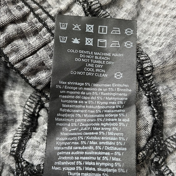 Vero Moda Tilly Calf Checked Smocked waist Gingham Dress XS Adjustable Straps - Picture 5 of 11